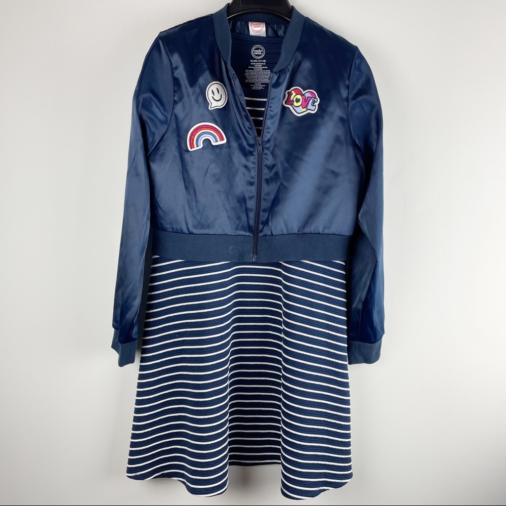Sateen Jacket and Dress Set